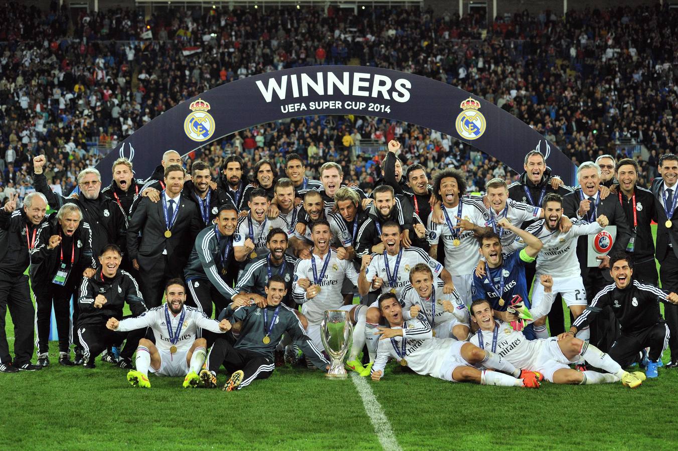 El Real Madrid, campeón de la Supercopa de Europa.