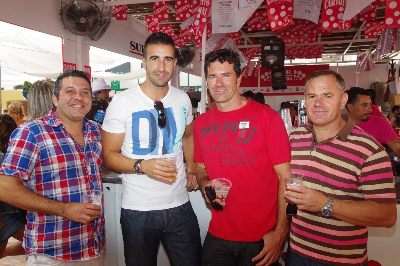 Enrique Jiménez, Rubén Lozano, Pepe González y Antonio Pascual.