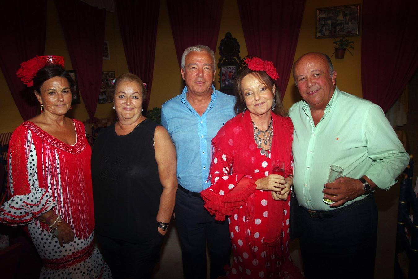 La Espiga. María J. Pérez, María Jesús Pariente, Francisco Gutiérrez, Mati Soriano y Juan Garnica