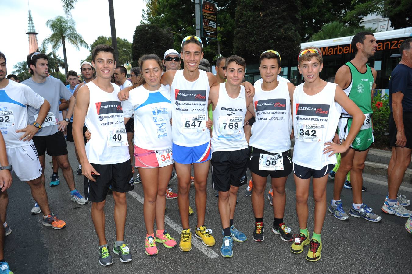 La carrera solidaria &#039;Kilómetros con causa&#039;, en imágenes