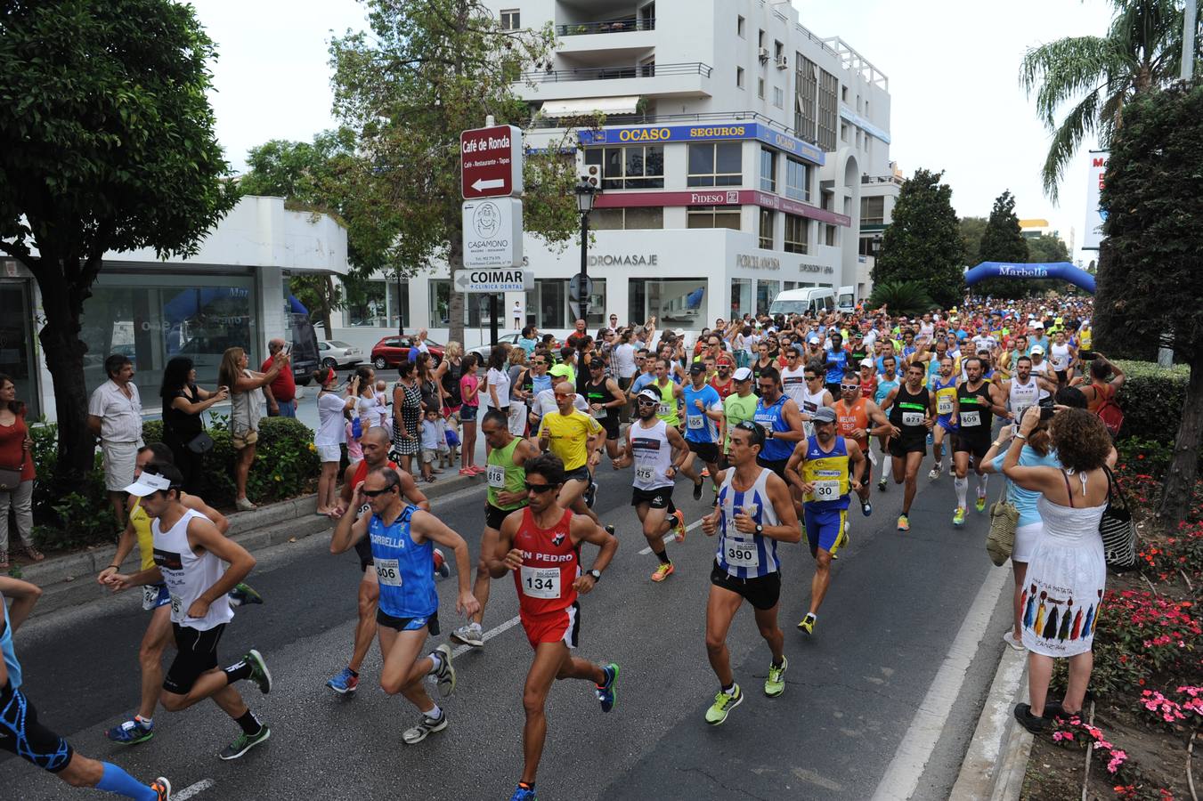 La carrera solidaria &#039;Kilómetros con causa&#039;, en imágenes