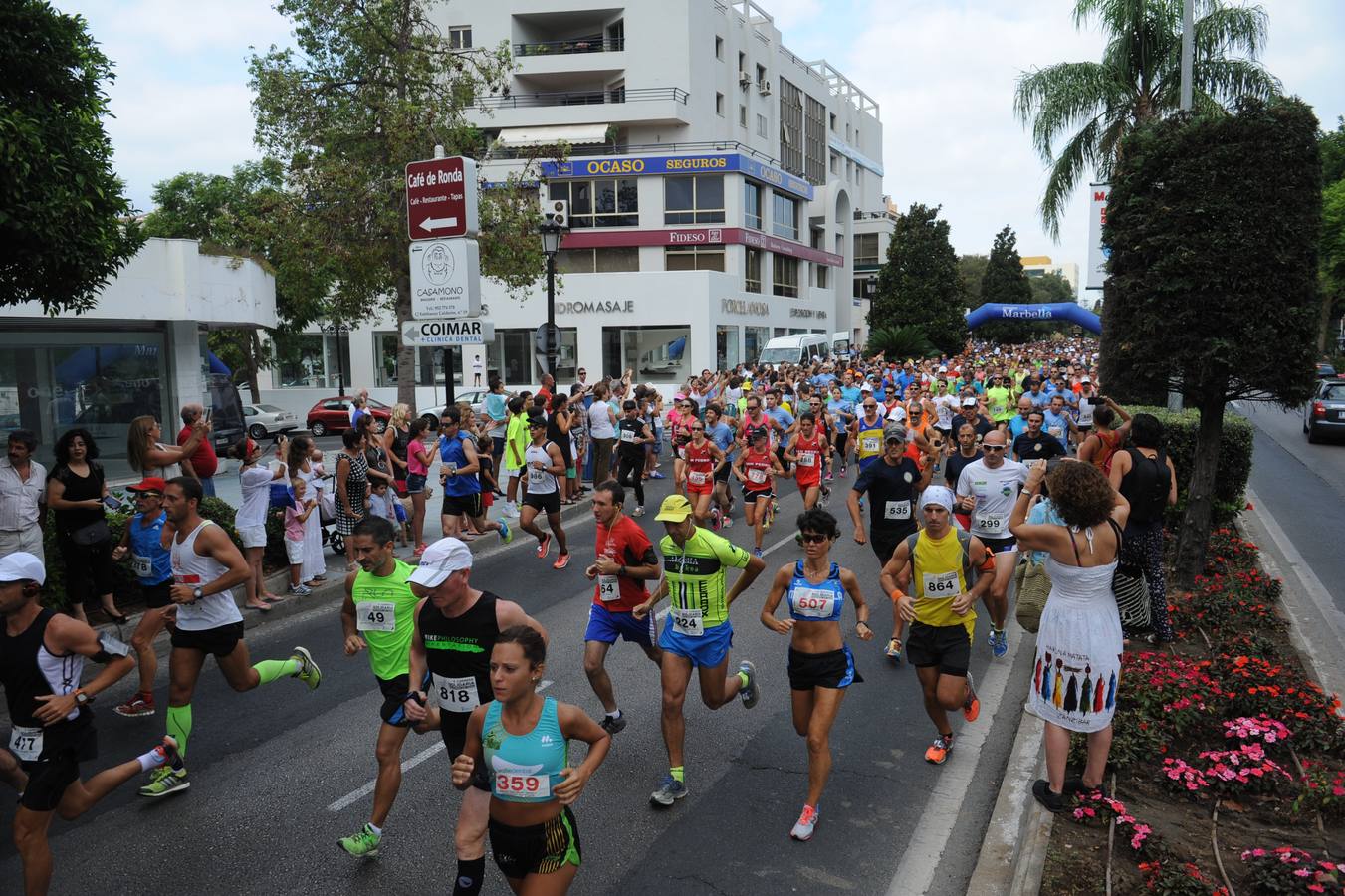La carrera solidaria &#039;Kilómetros con causa&#039;, en imágenes
