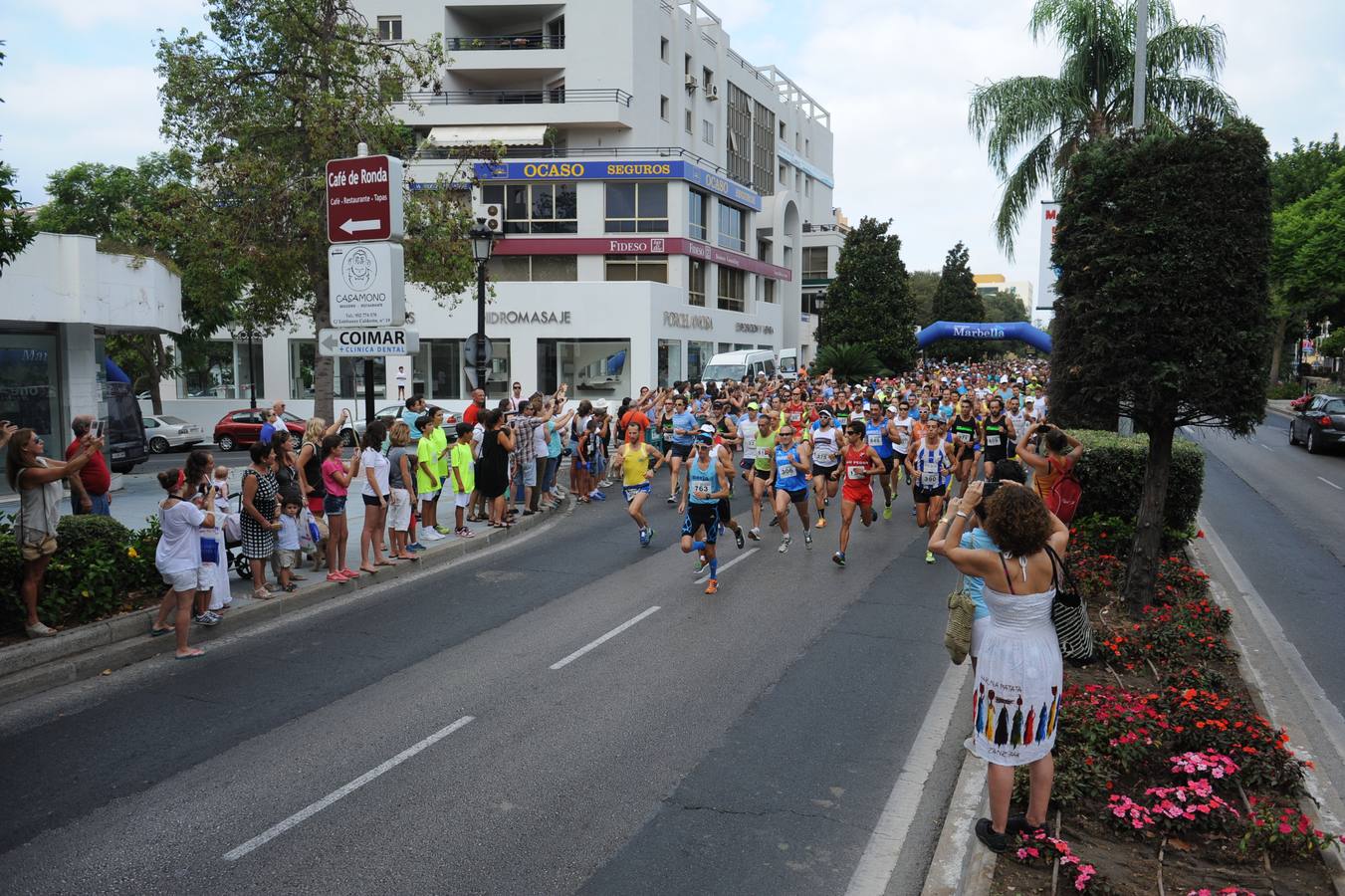 La carrera solidaria &#039;Kilómetros con causa&#039;, en imágenes