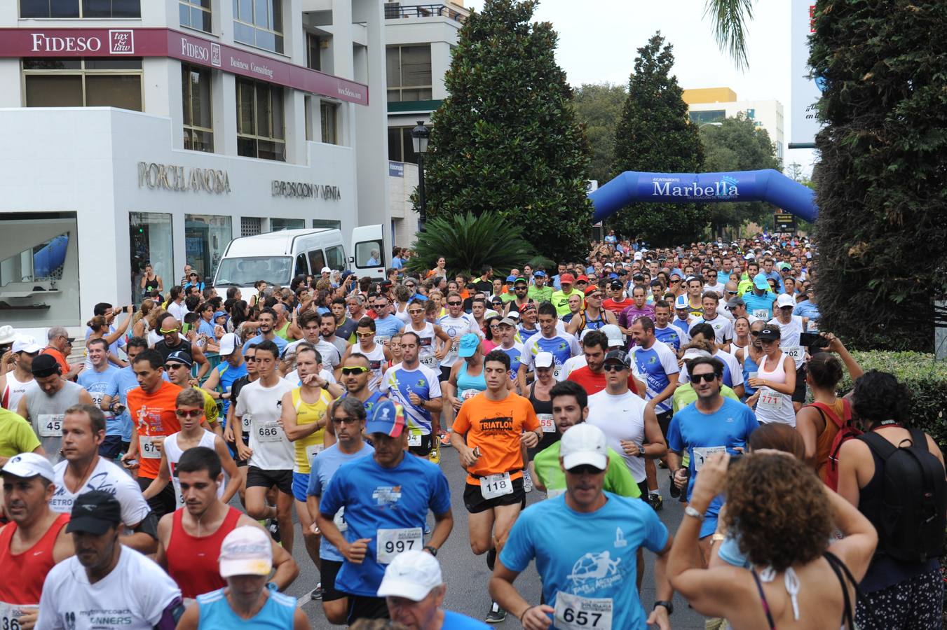 La carrera solidaria &#039;Kilómetros con causa&#039;, en imágenes