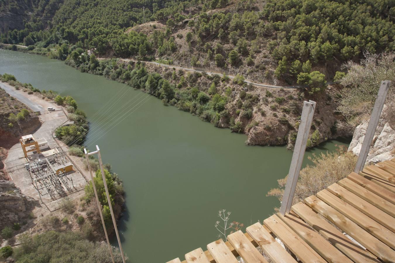 Fotos del avance de las obras en el Caminito del Rey