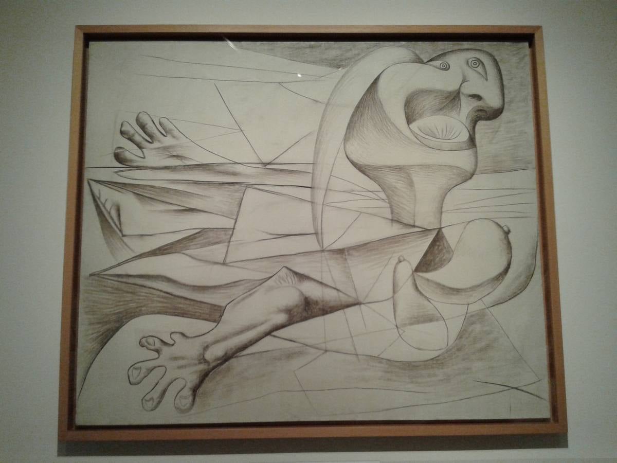 Una de las obras de Picasso que se puede ver en la muestra.