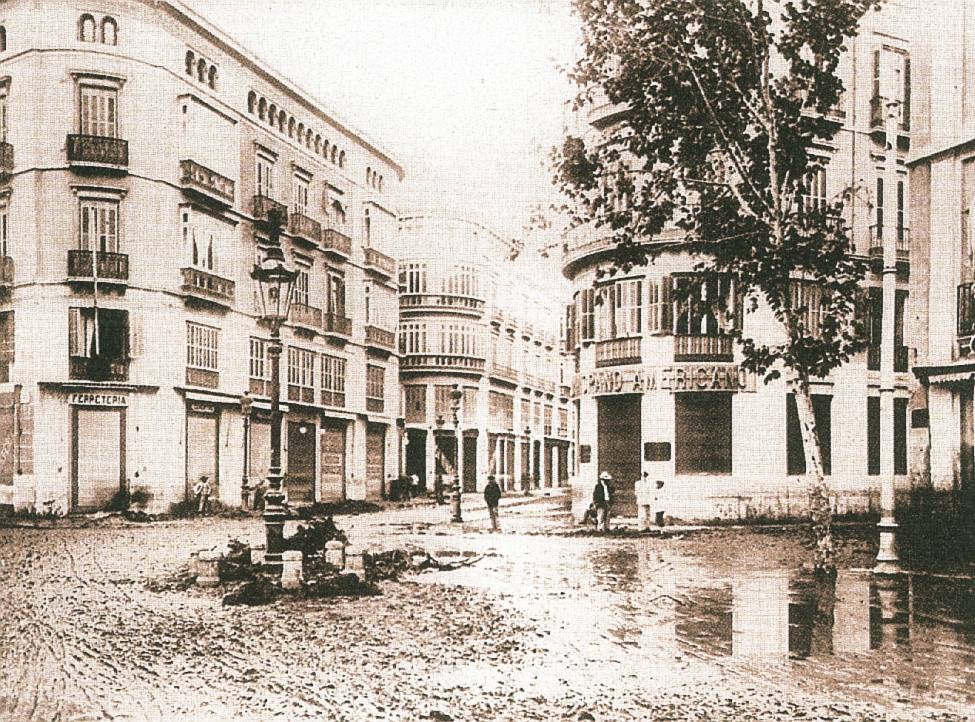 Así era la calle Larios hace más de un siglo