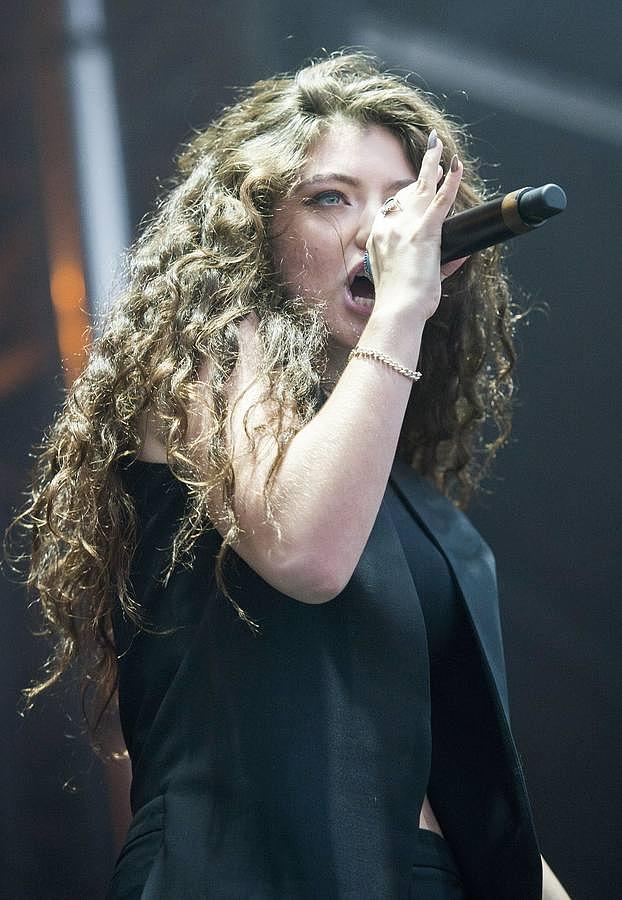 La cantante Lorde.