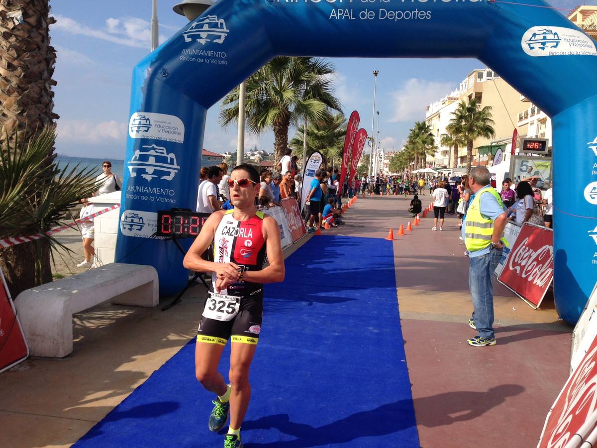 Participantes en la Media Maratón de Rincón de la Victoria