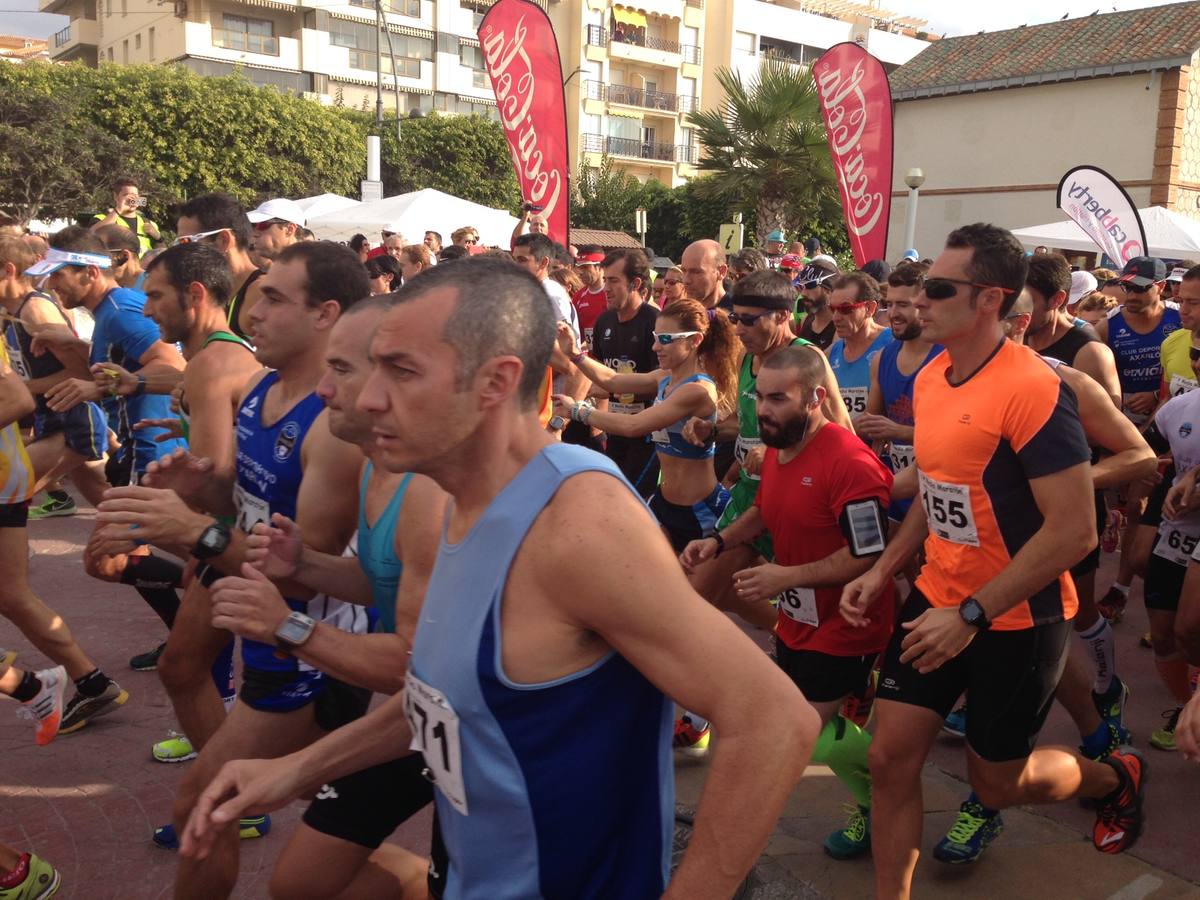 Participantes en la Media Maratón de Rincón de la Victoria