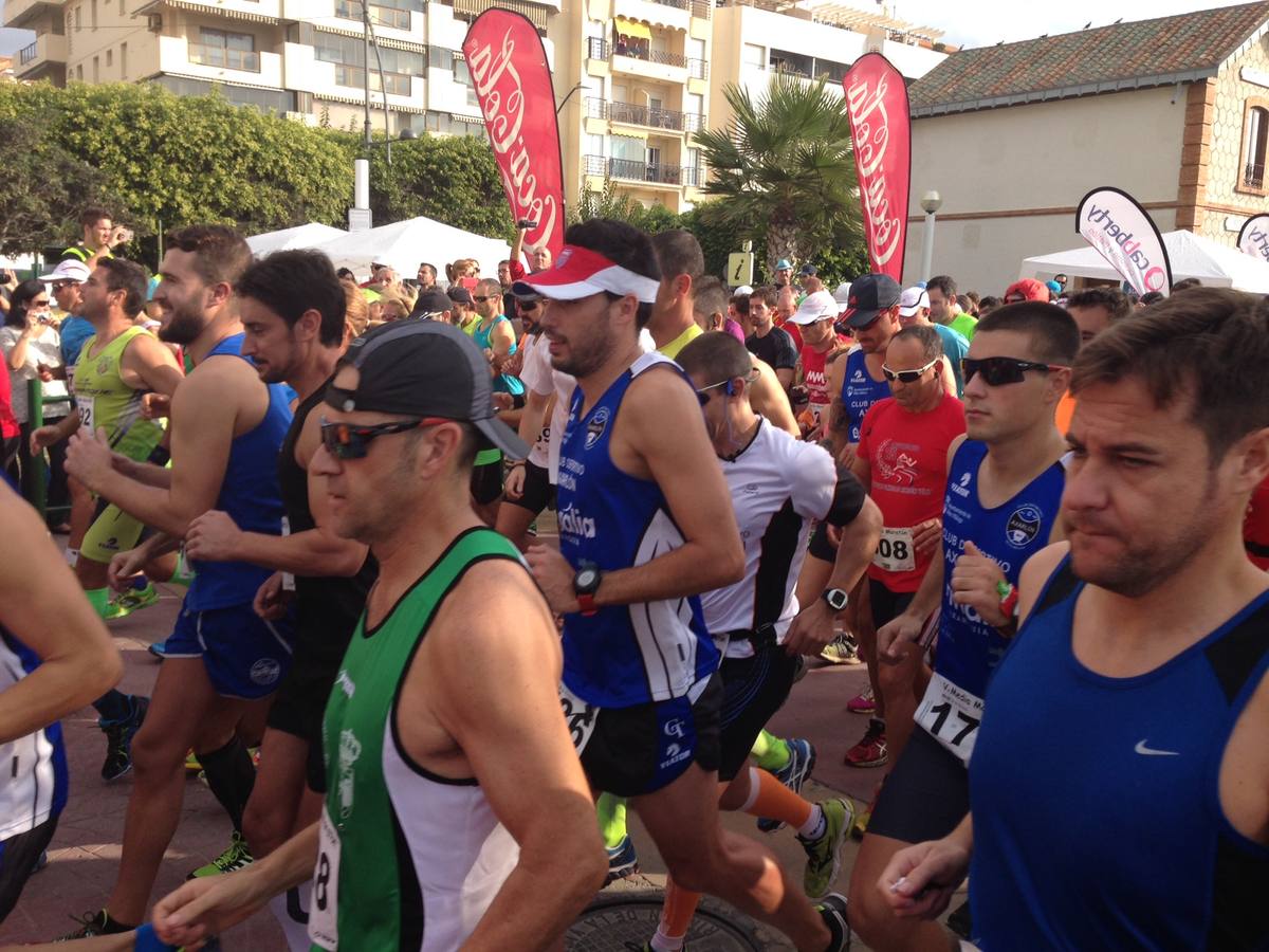 Participantes en la Media Maratón de Rincón de la Victoria