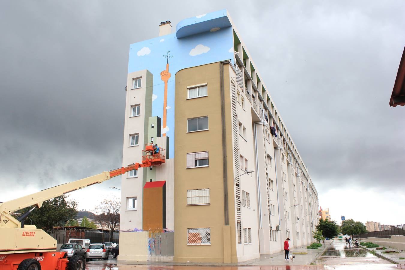 Nuevo mural urbano en Málaga