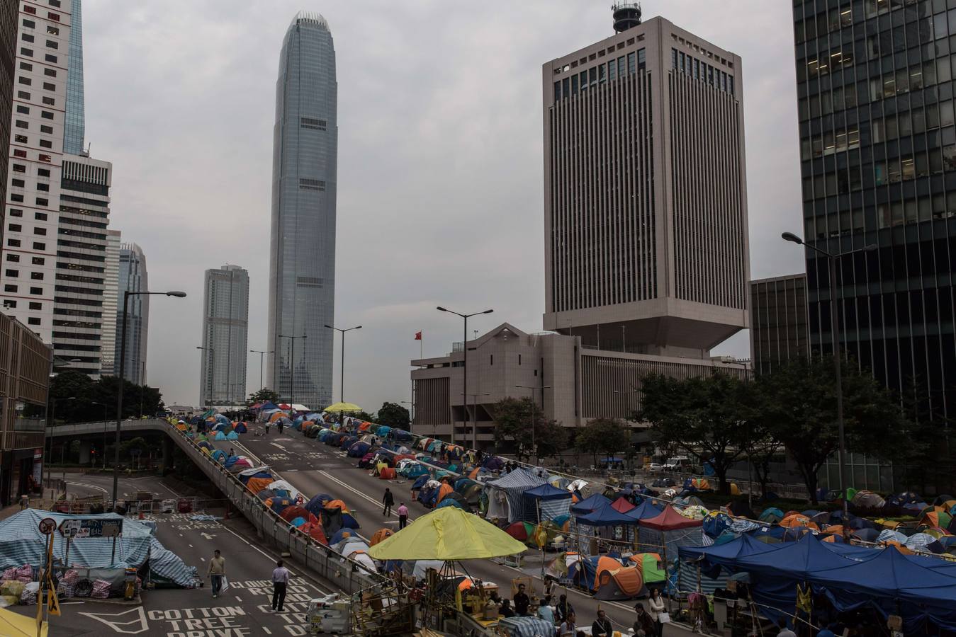 Las protestas estudiantiles colapsan Hong Kong