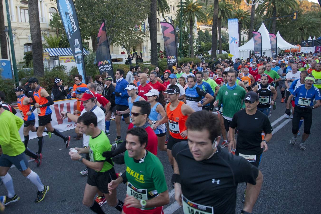 La carrera sale del Parque