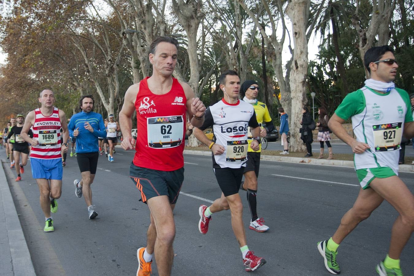 La carrera sale del Parque