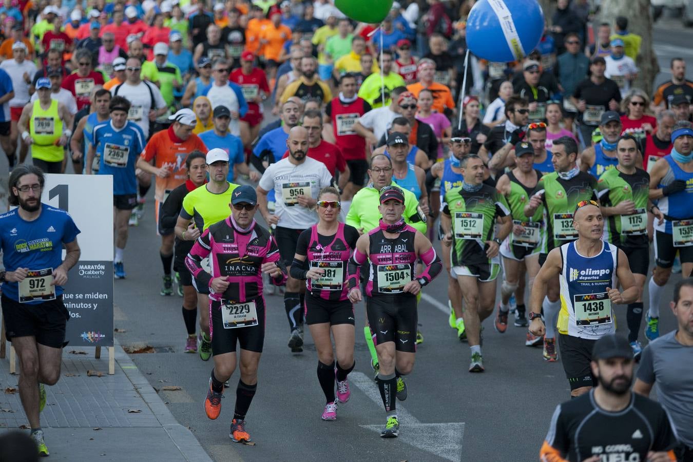 La carrera sale del Parque
