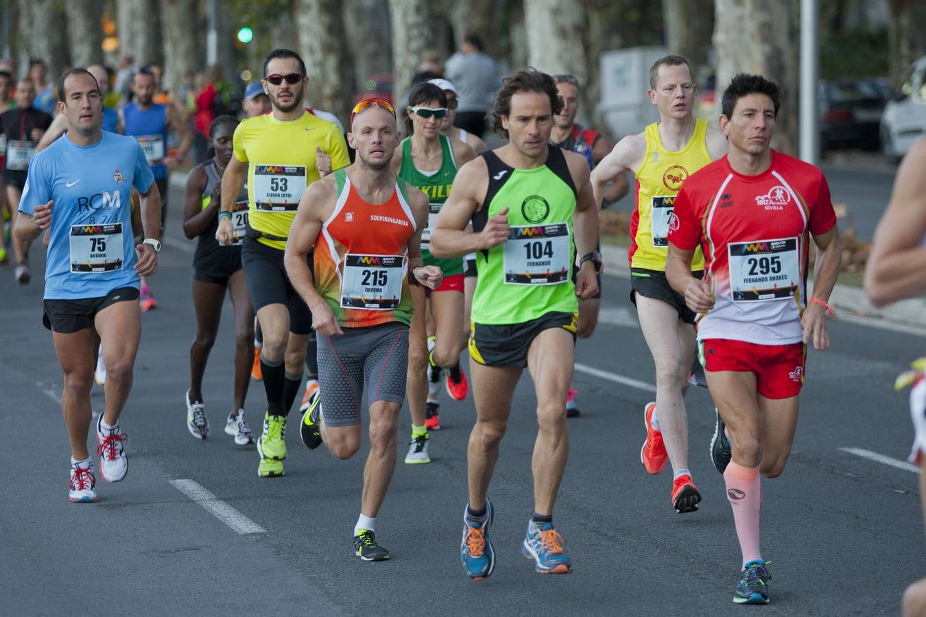 La carrera sale del Parque