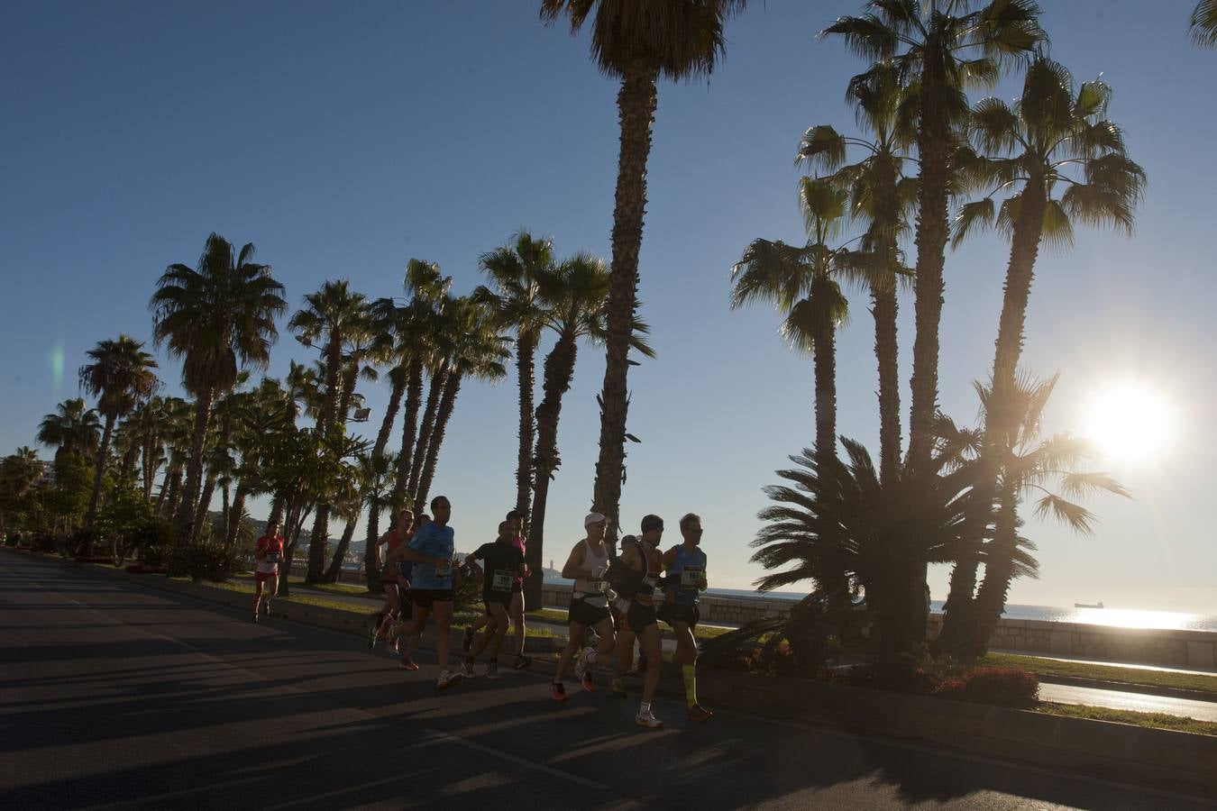 La carrera sale del Parque