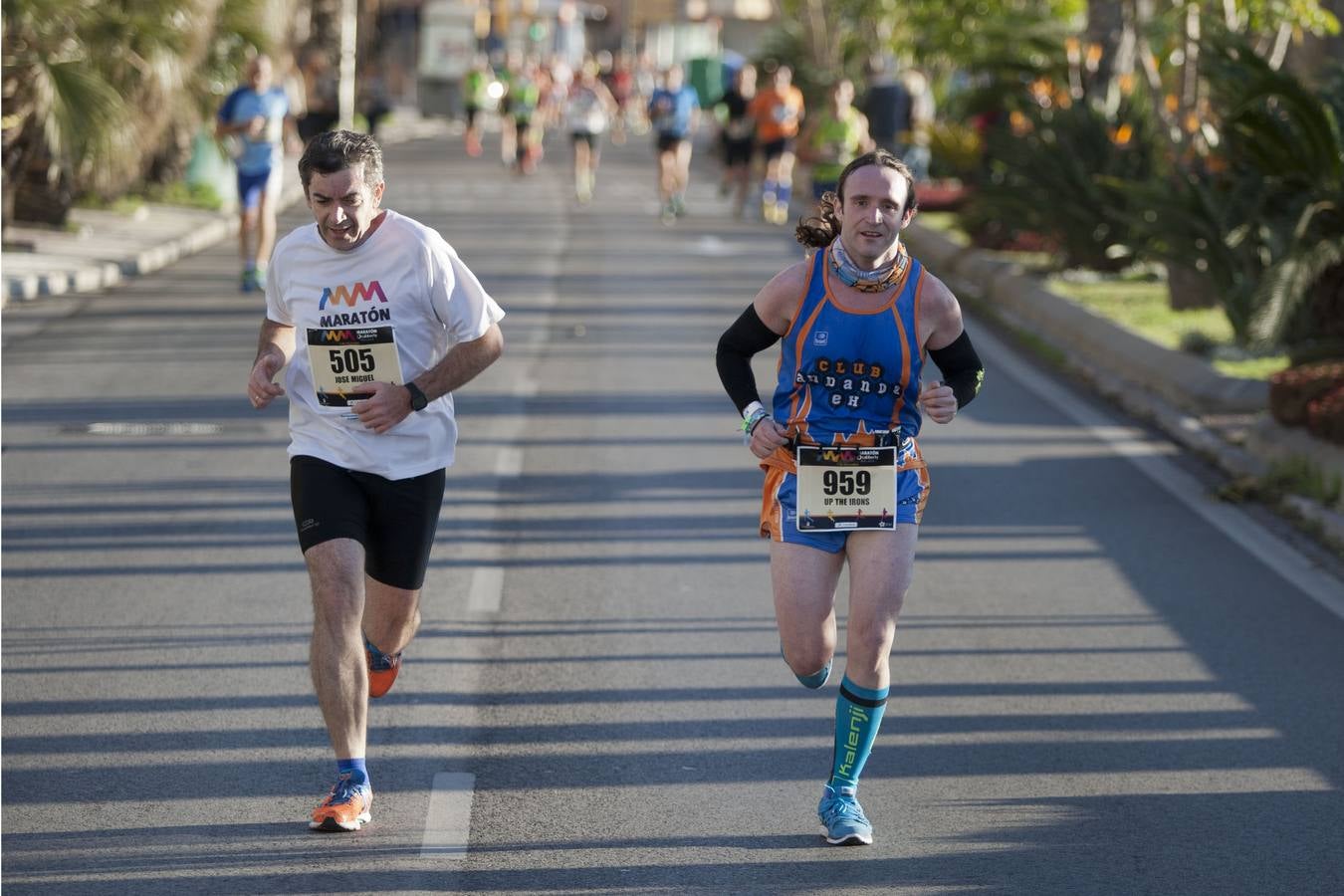 La carrera sale del Parque