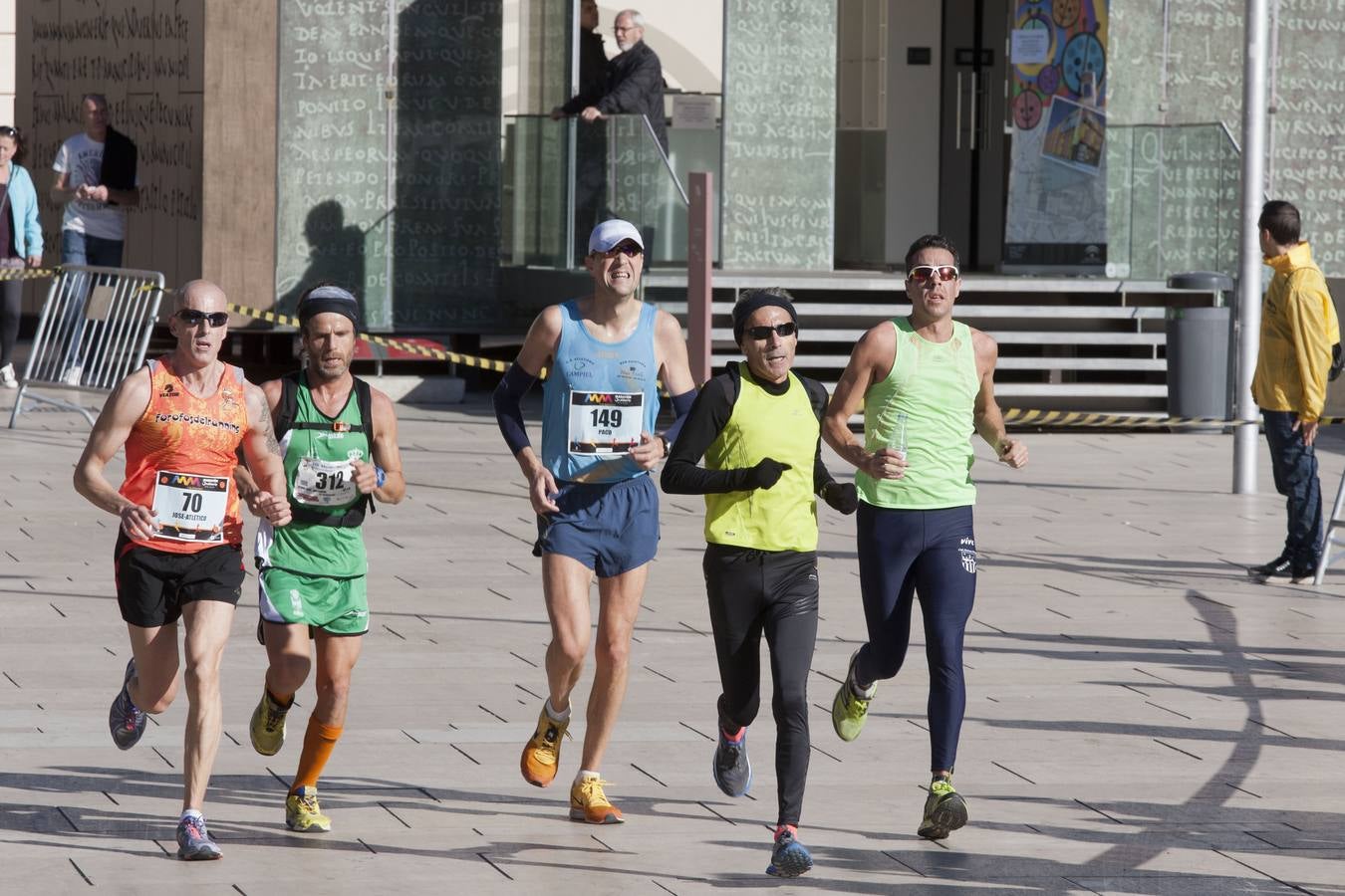 Los corredores, por las calles del Centro