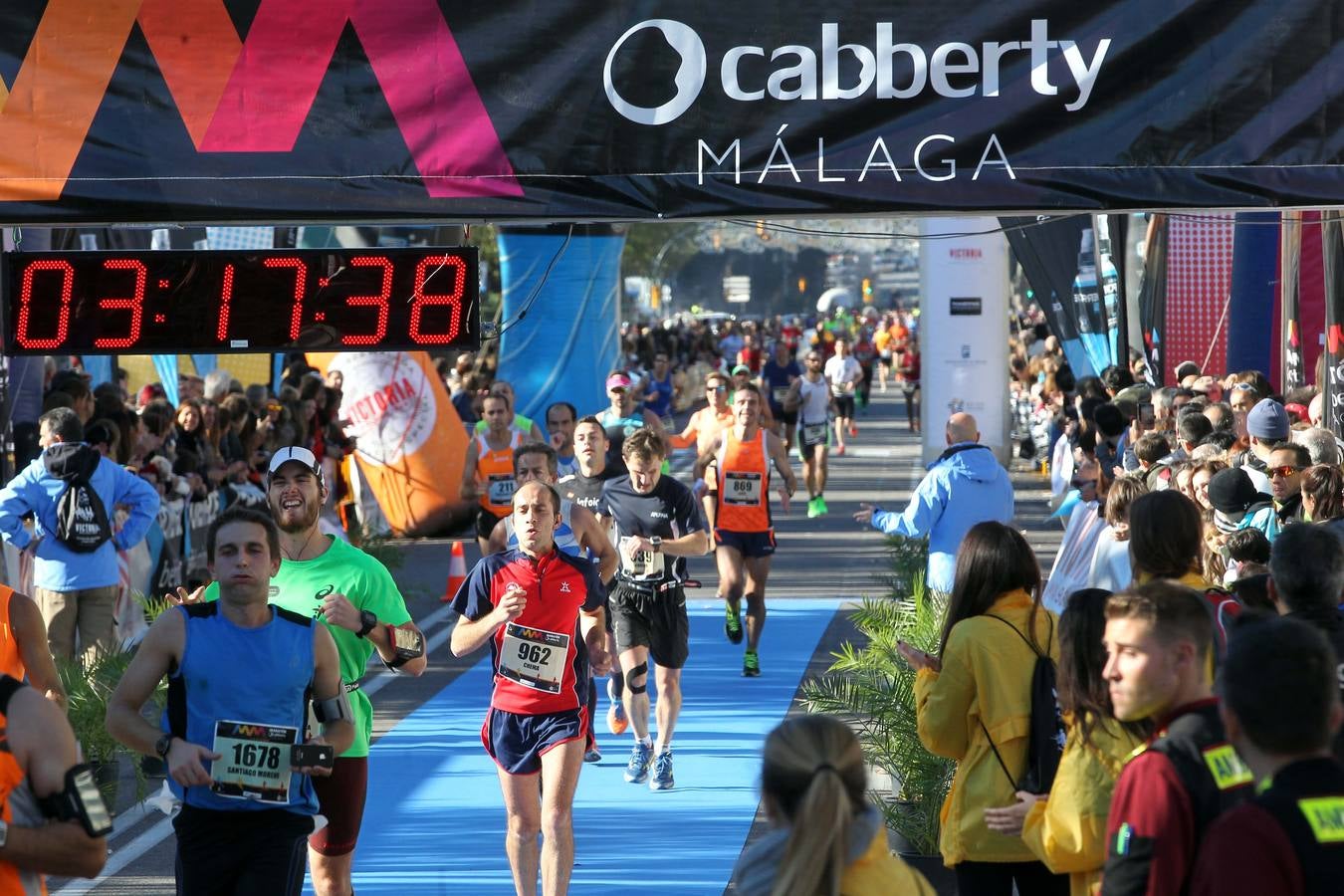 La llegada del V Maratón de Málaga (II)