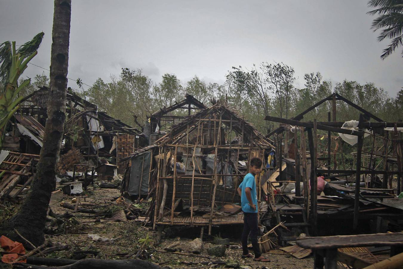 El paso de Hagupit, en imágenes