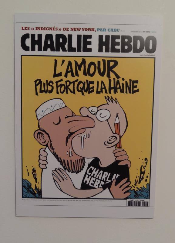 La Alianza Francesa rinde homenaje a las víctimas de &#039;Charlie Hebdo&#039; con una exposición en Málaga