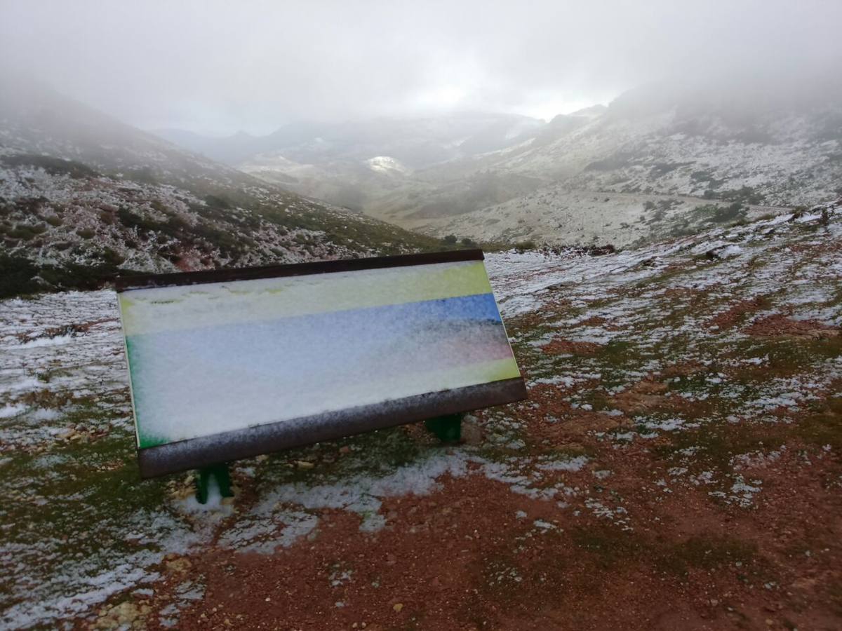 Nieva en distintos puntos de la Serranía de Ronda