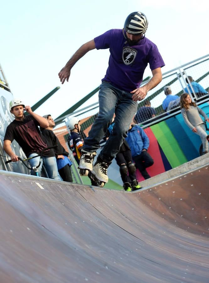 Puertas abiertas en el Skate Park Málaga Rubén Alcántara