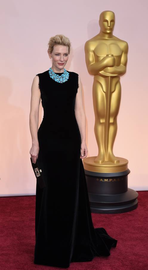 La actriz Cate Blanchett posa a su llegada al Dolby Theatre de Los Ángeles.