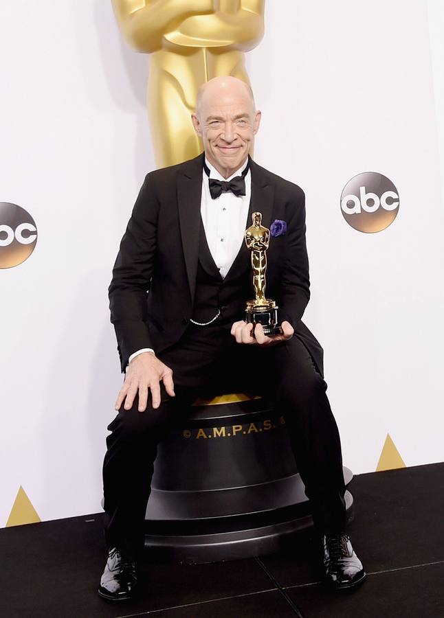 J.K. Simmons ha visto reconocido su trabajo en 'Whiplash' con el Oscar al mejor actor secundario.