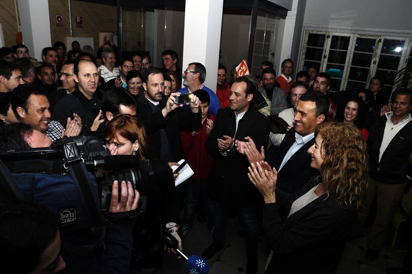 Irene Rivera y Juan Cassá, de Ciudadanos en Málaga.