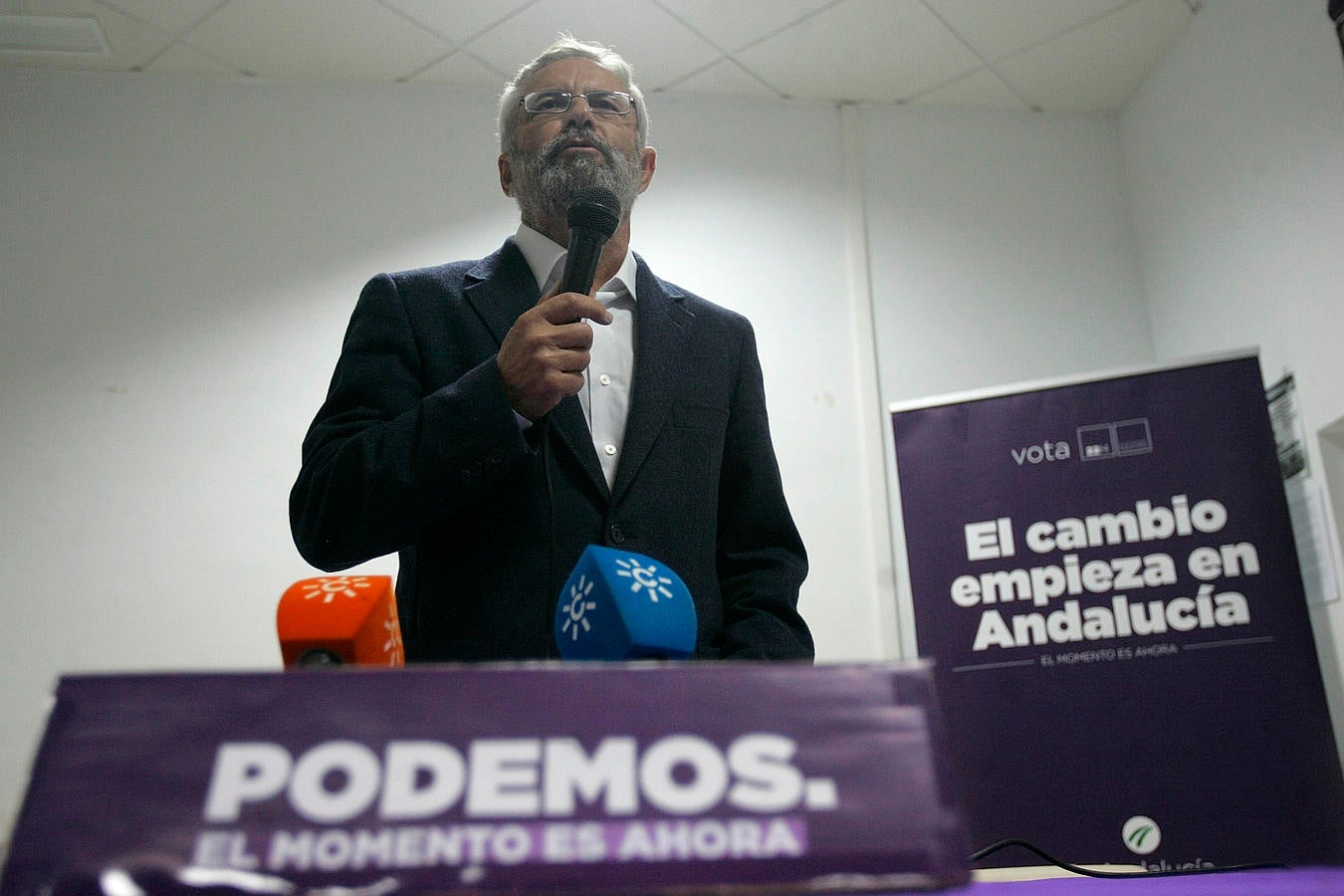 El candidato de Podemos en Andalucía, Félix Gil.
