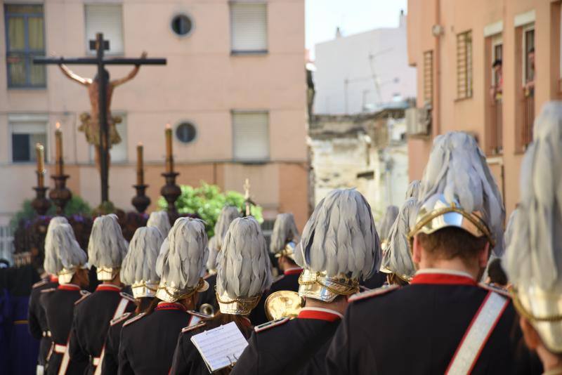 La Hermandad de Crucifixión procesiona en Málaga