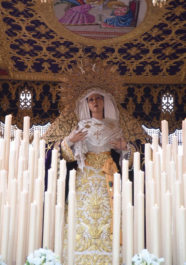 La cofradía del Rescate, en su salida procesional