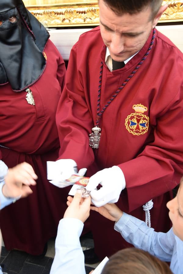 La cofradía del Rescate, en su salida procesional