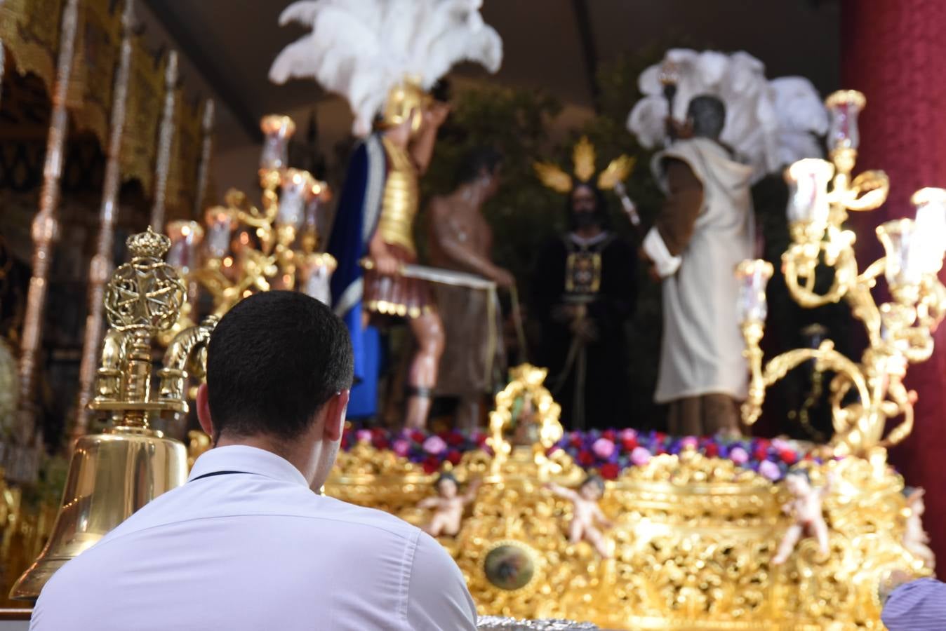 La cofradía del Rescate, en su salida procesional