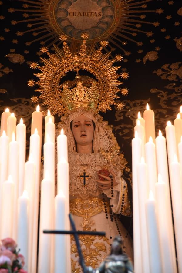Las imágenes del Cristo del Amor y Nuestra Señora de la Caridad
