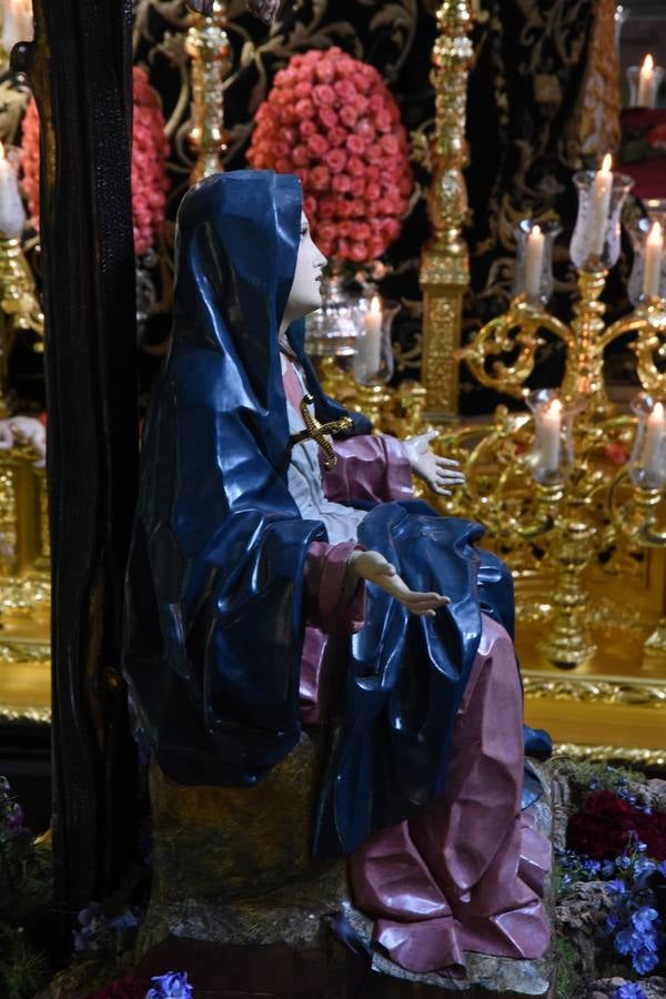 Las imágenes del Cristo del Amor y Nuestra Señora de la Caridad