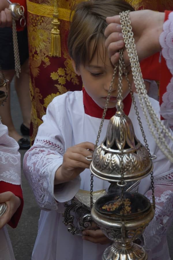 Las imágenes del Cristo del Amor y Nuestra Señora de la Caridad