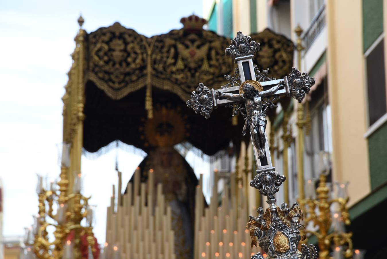 Las imágenes del Cristo del Amor y Nuestra Señora de la Caridad