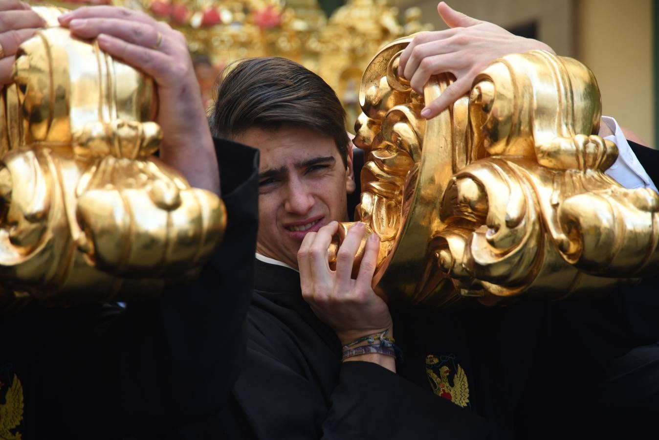 Las imágenes del Cristo del Amor y Nuestra Señora de la Caridad