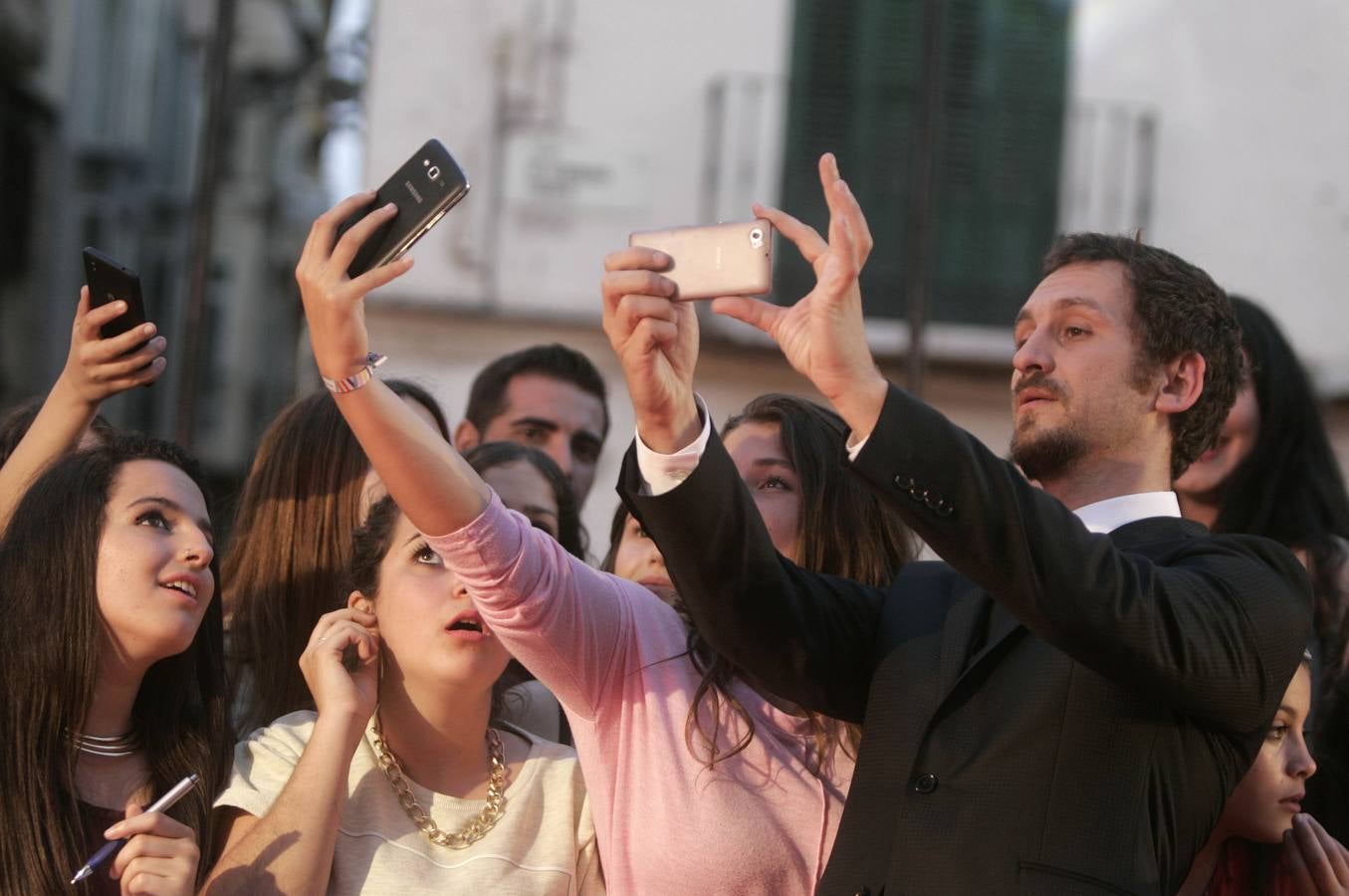 El ambiente de la afombra roja del Premio Málaga SUR, en imágenes