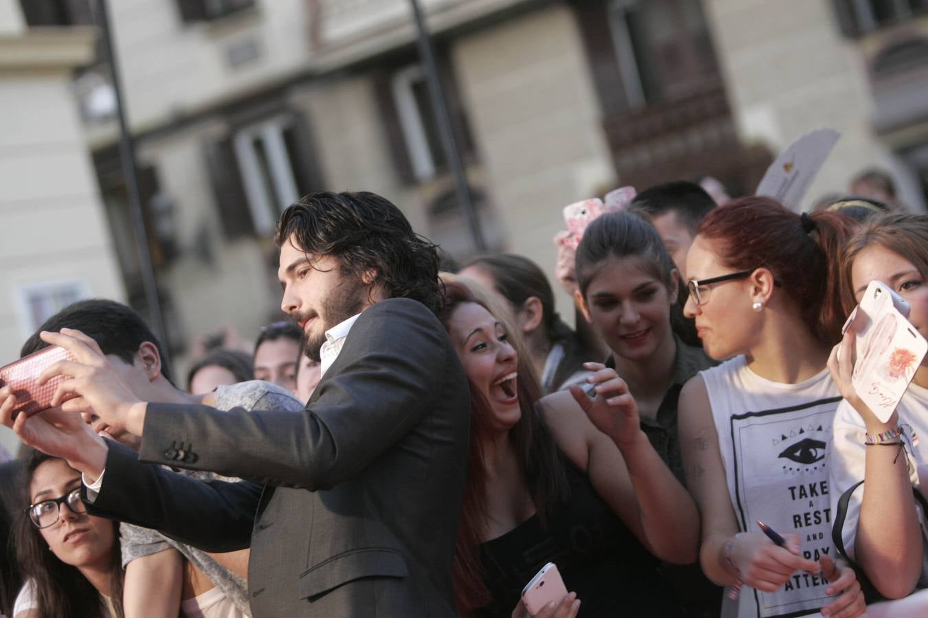 El ambiente de la afombra roja del Premio Málaga SUR, en imágenes