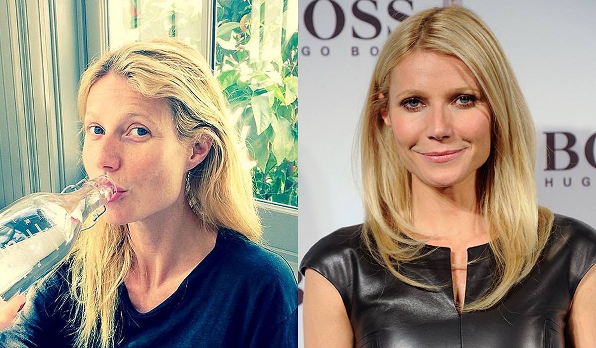 Gwitney paltrow. Personas como Mario Vaquerizo, Carmen de Mairena o Alaska pueden resultar irreconocibles sin tanto polvo en la cara