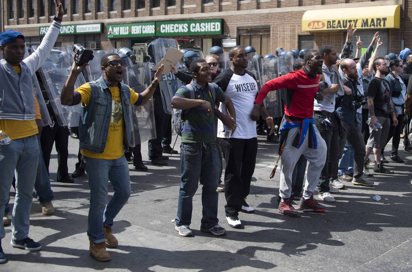 Graves disturbios en Baltimore