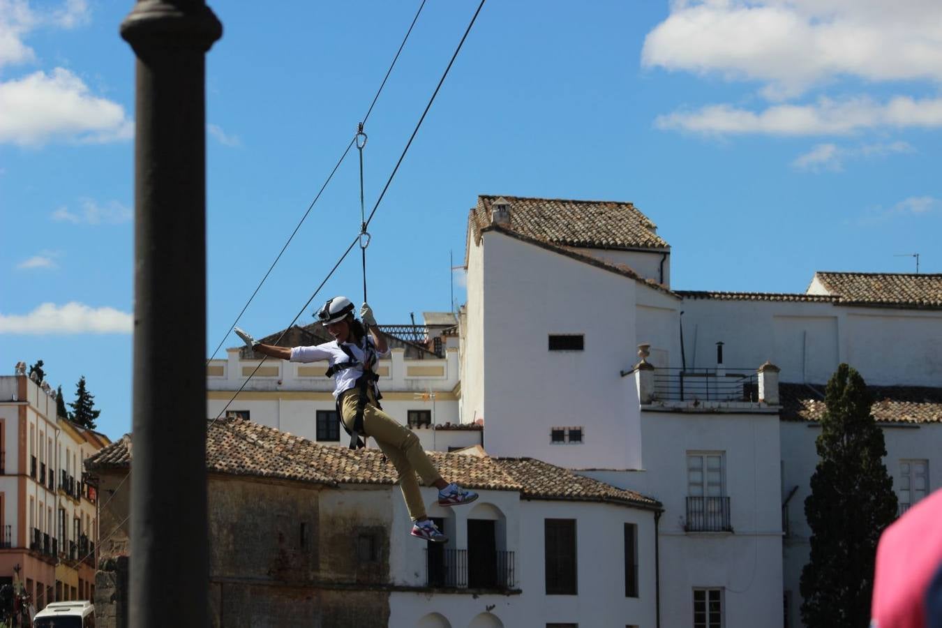 Famosos practican deportes de aventura en Ronda