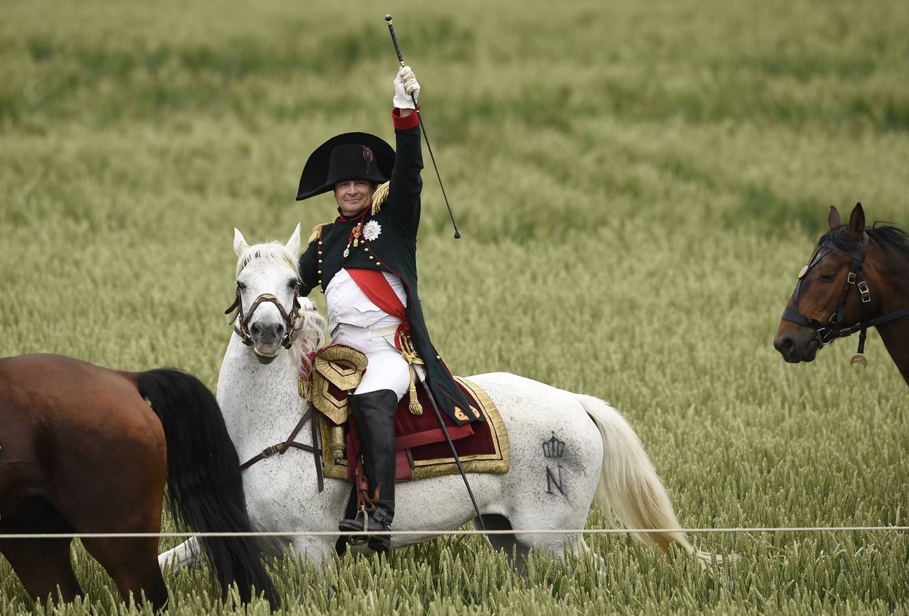 El bicentenario de la batalla de Waterloo, en imágenes