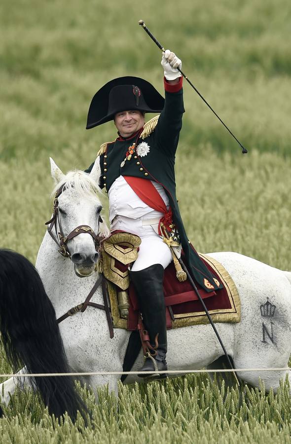 El bicentenario de la batalla de Waterloo, en imágenes