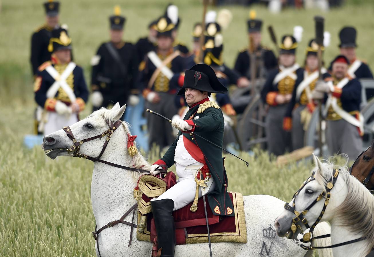 El bicentenario de la batalla de Waterloo, en imágenes